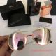 Clone Prada Gold Frame Black Lens Round Polarized Sunglasses Buy Online (2)_th.jpg